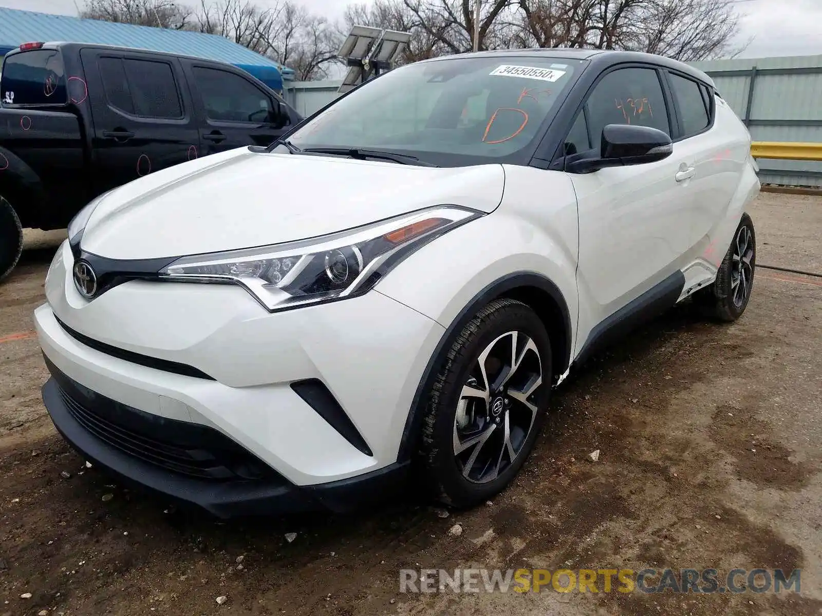 2 Photograph of a damaged car JTNKHMBX3K1057742 TOYOTA C-HR 2019