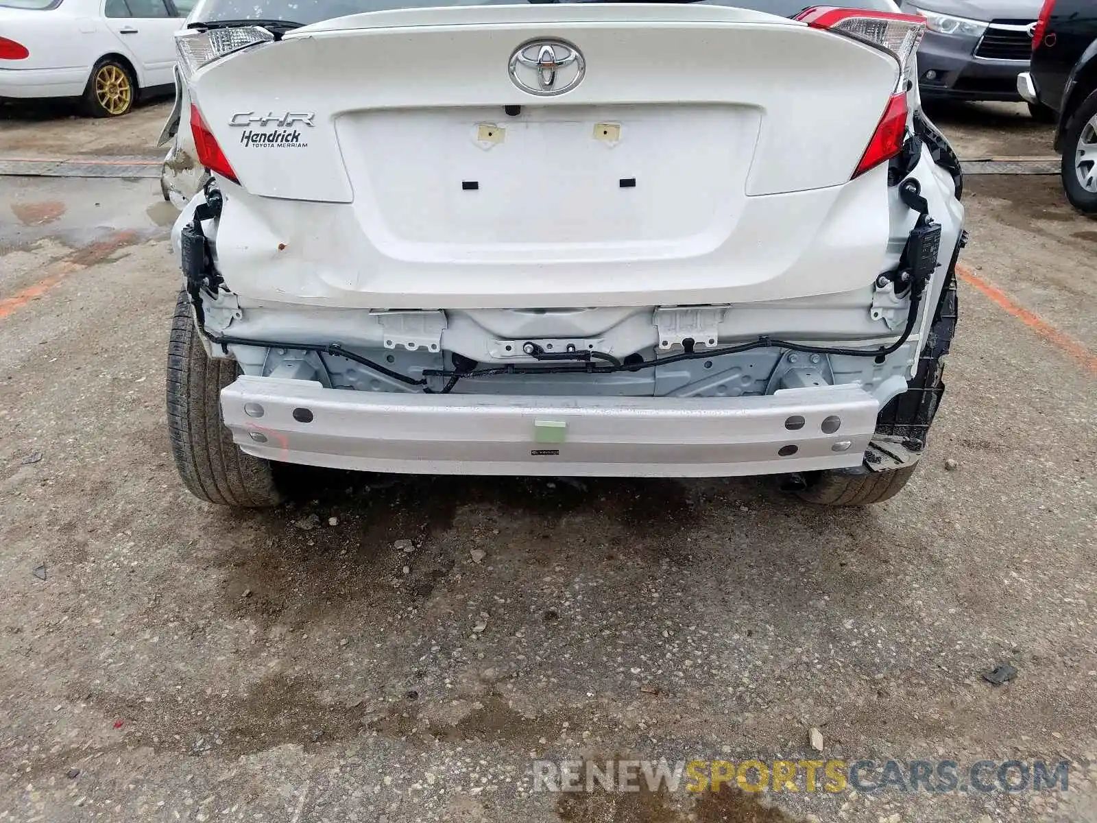 9 Photograph of a damaged car JTNKHMBX3K1057742 TOYOTA C-HR 2019