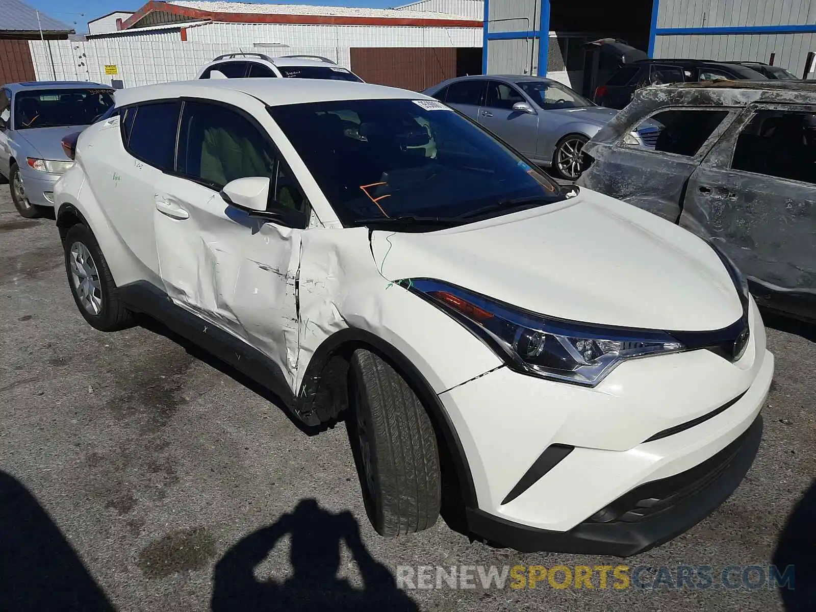 1 Photograph of a damaged car JTNKHMBX3K1058194 TOYOTA C-HR 2019