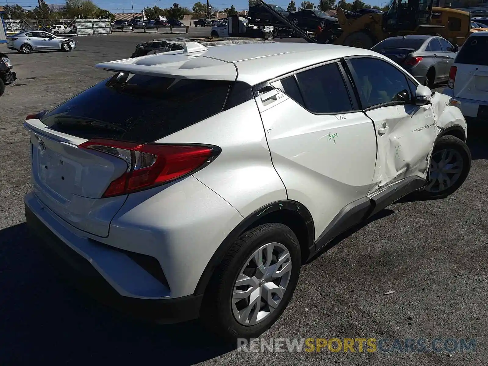 4 Photograph of a damaged car JTNKHMBX3K1058194 TOYOTA C-HR 2019