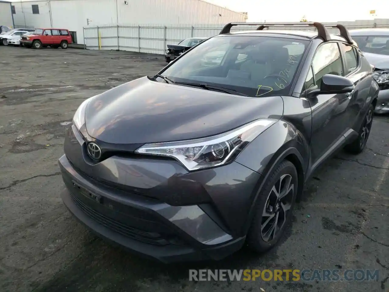 2 Фотография поврежденного автомобиля JTNKHMBX3K1058227 TOYOTA C-HR 2019