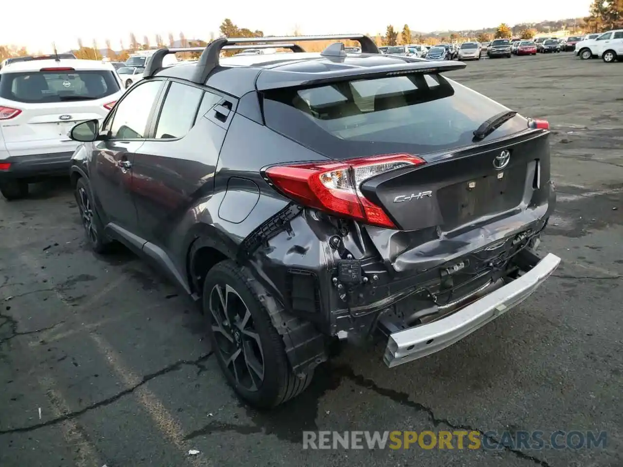 3 Photograph of a damaged car JTNKHMBX3K1058227 TOYOTA C-HR 2019