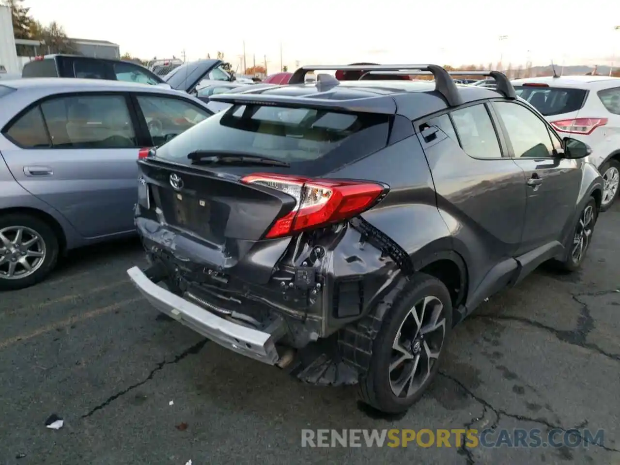 4 Photograph of a damaged car JTNKHMBX3K1058227 TOYOTA C-HR 2019