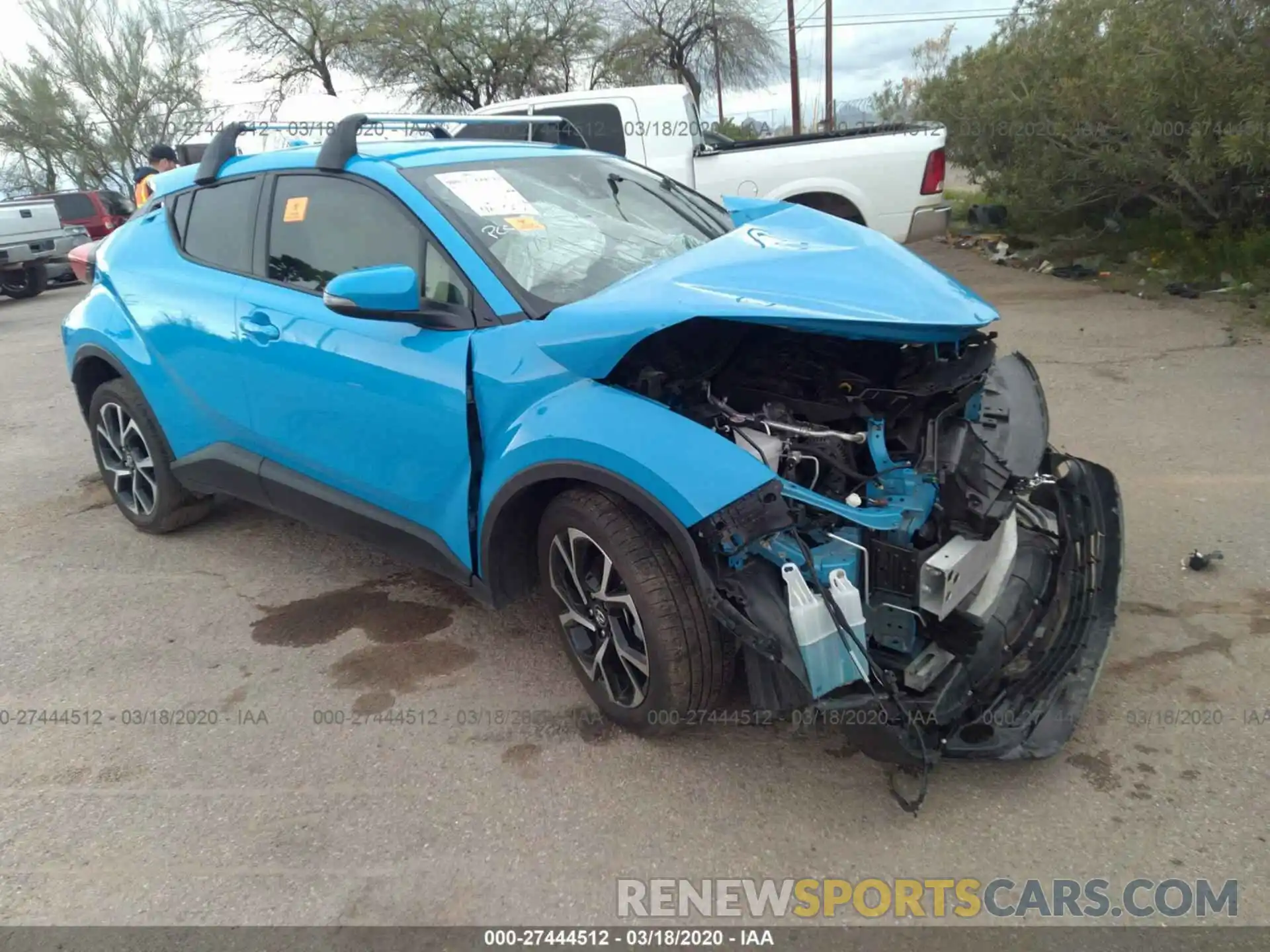 1 Photograph of a damaged car JTNKHMBX3K1060186 TOYOTA C-HR 2019