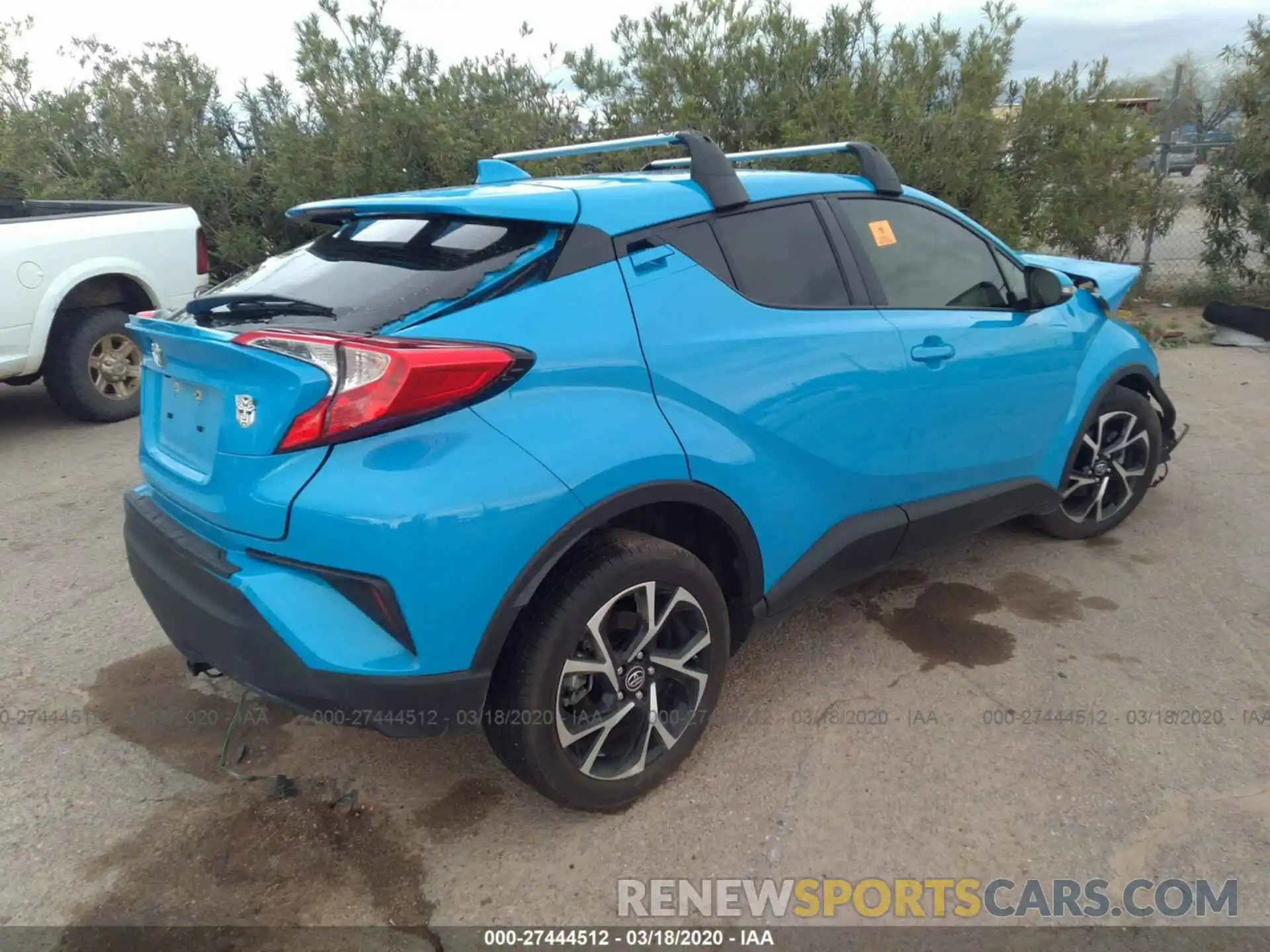 4 Photograph of a damaged car JTNKHMBX3K1060186 TOYOTA C-HR 2019