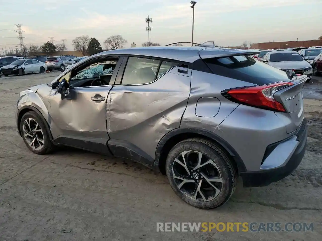 2 Photograph of a damaged car JTNKHMBX3K1060608 TOYOTA C-HR 2019