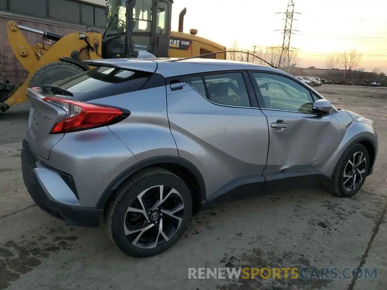 3 Photograph of a damaged car JTNKHMBX3K1060608 TOYOTA C-HR 2019