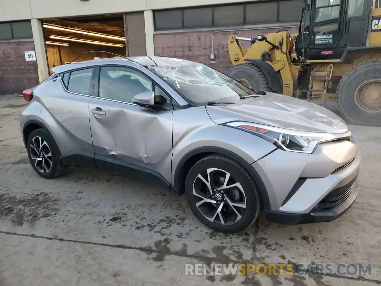 4 Фотография поврежденного автомобиля JTNKHMBX3K1060608 TOYOTA C-HR 2019