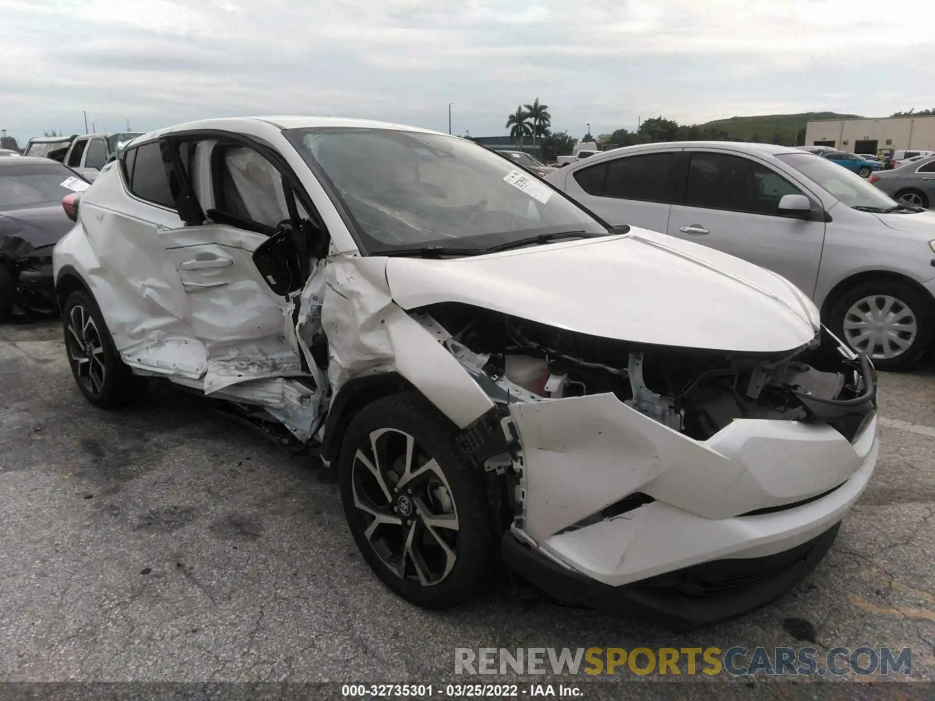 1 Photograph of a damaged car JTNKHMBX3K1061001 TOYOTA C-HR 2019