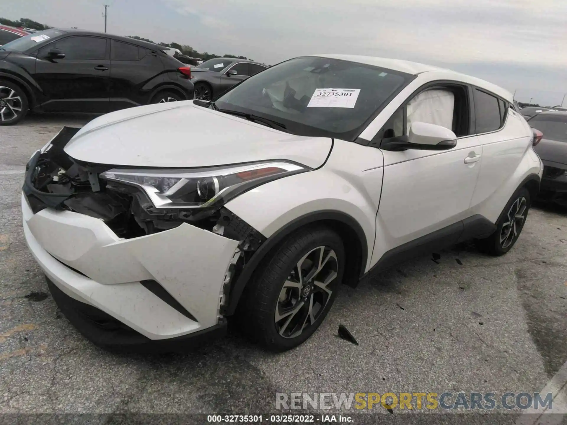 2 Photograph of a damaged car JTNKHMBX3K1061001 TOYOTA C-HR 2019