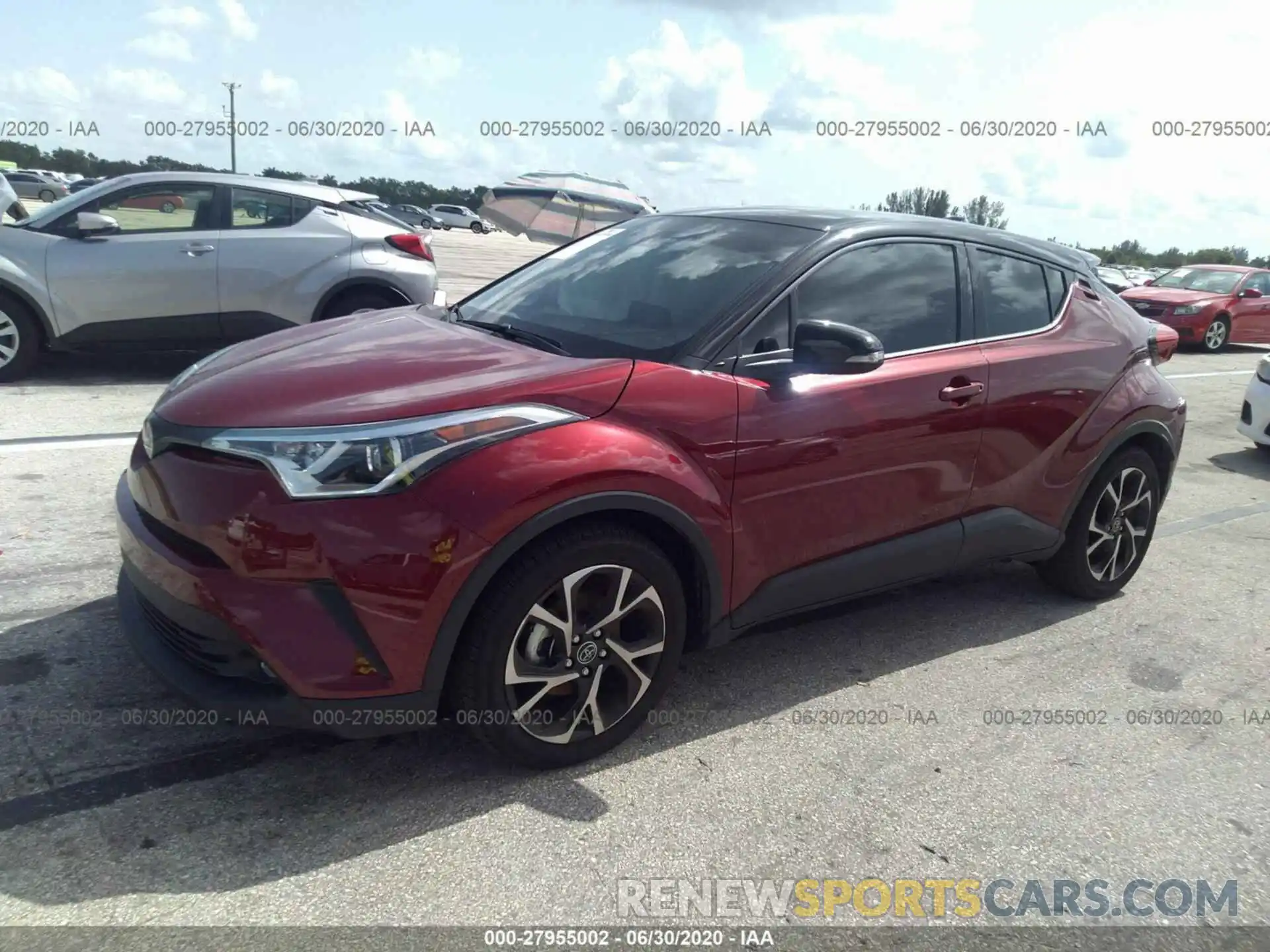 2 Photograph of a damaged car JTNKHMBX3K1061208 TOYOTA C-HR 2019