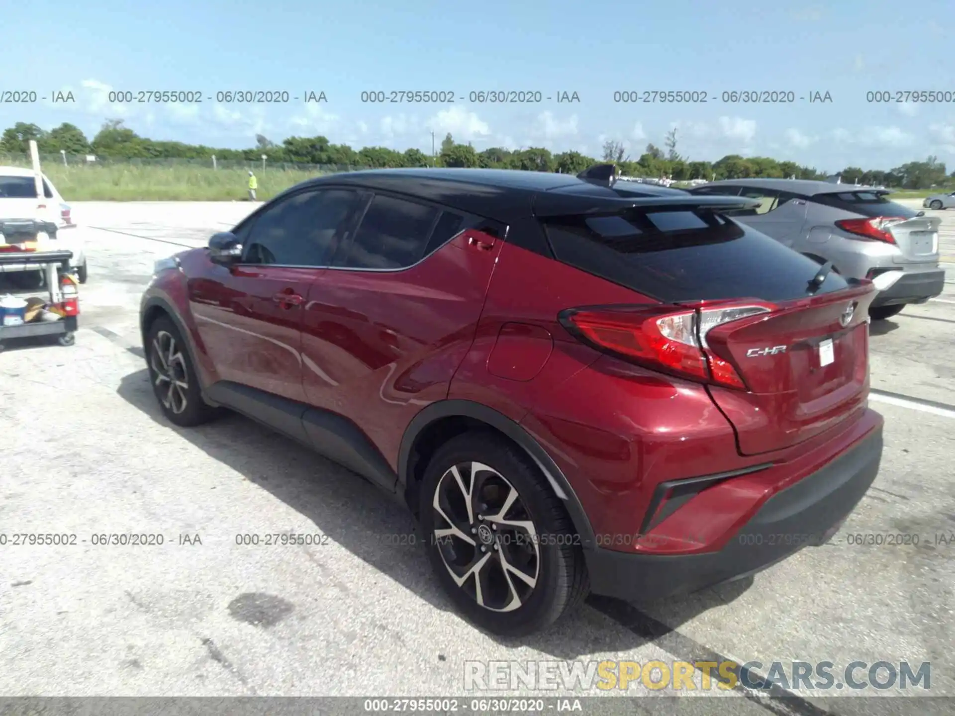 3 Фотография поврежденного автомобиля JTNKHMBX3K1061208 TOYOTA C-HR 2019