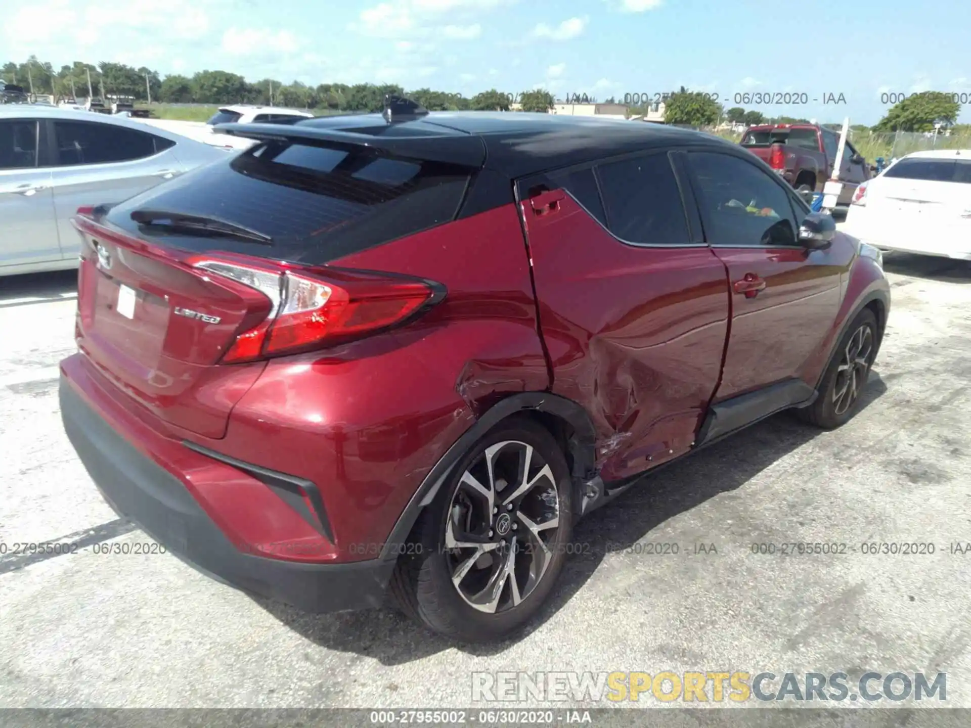 4 Photograph of a damaged car JTNKHMBX3K1061208 TOYOTA C-HR 2019