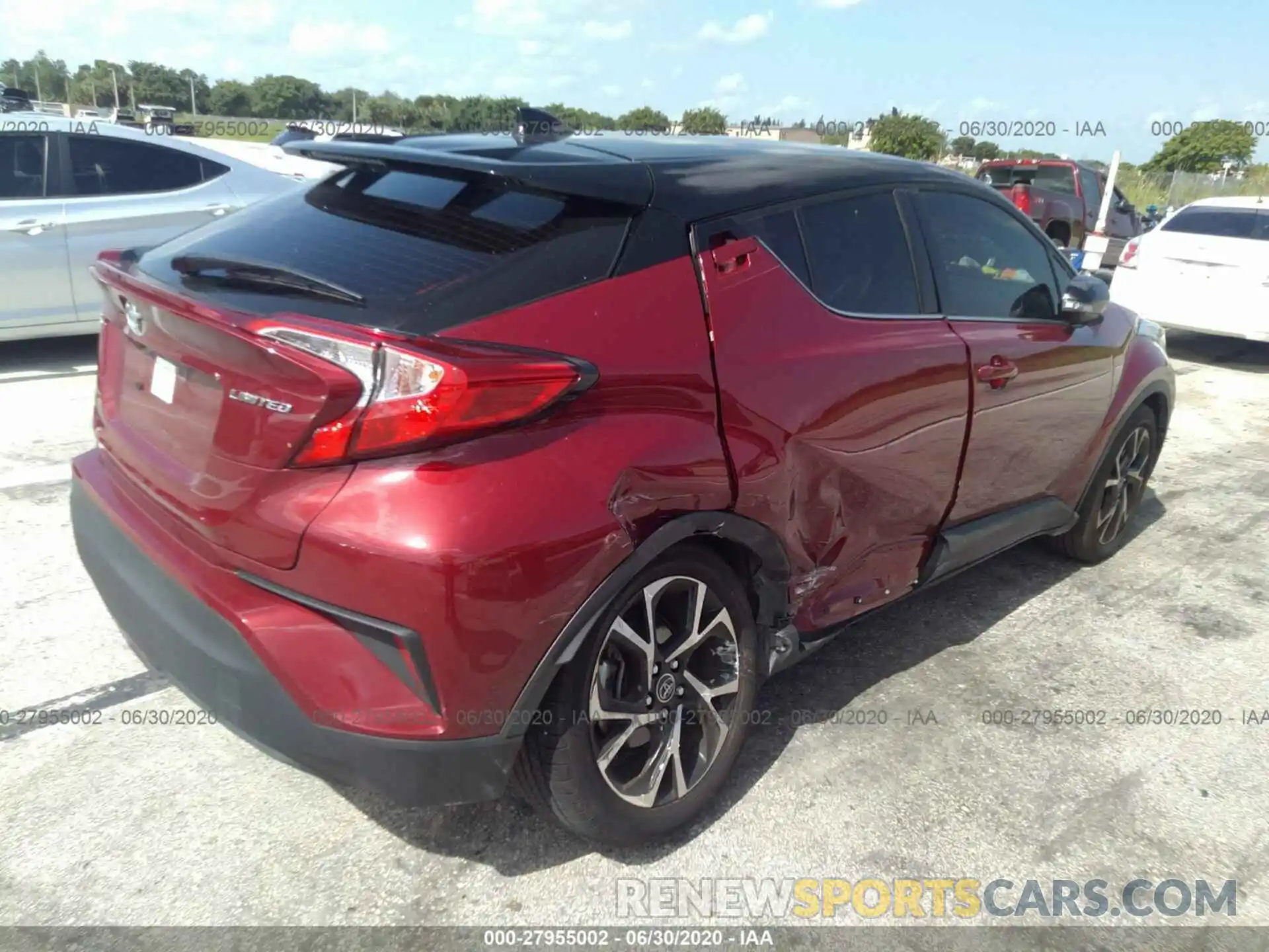 6 Photograph of a damaged car JTNKHMBX3K1061208 TOYOTA C-HR 2019