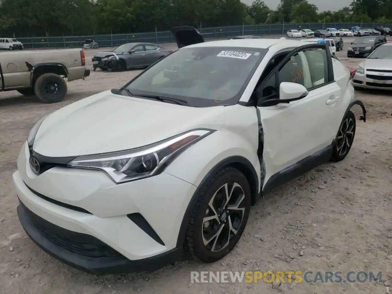 2 Photograph of a damaged car JTNKHMBX3K1061564 TOYOTA C-HR 2019