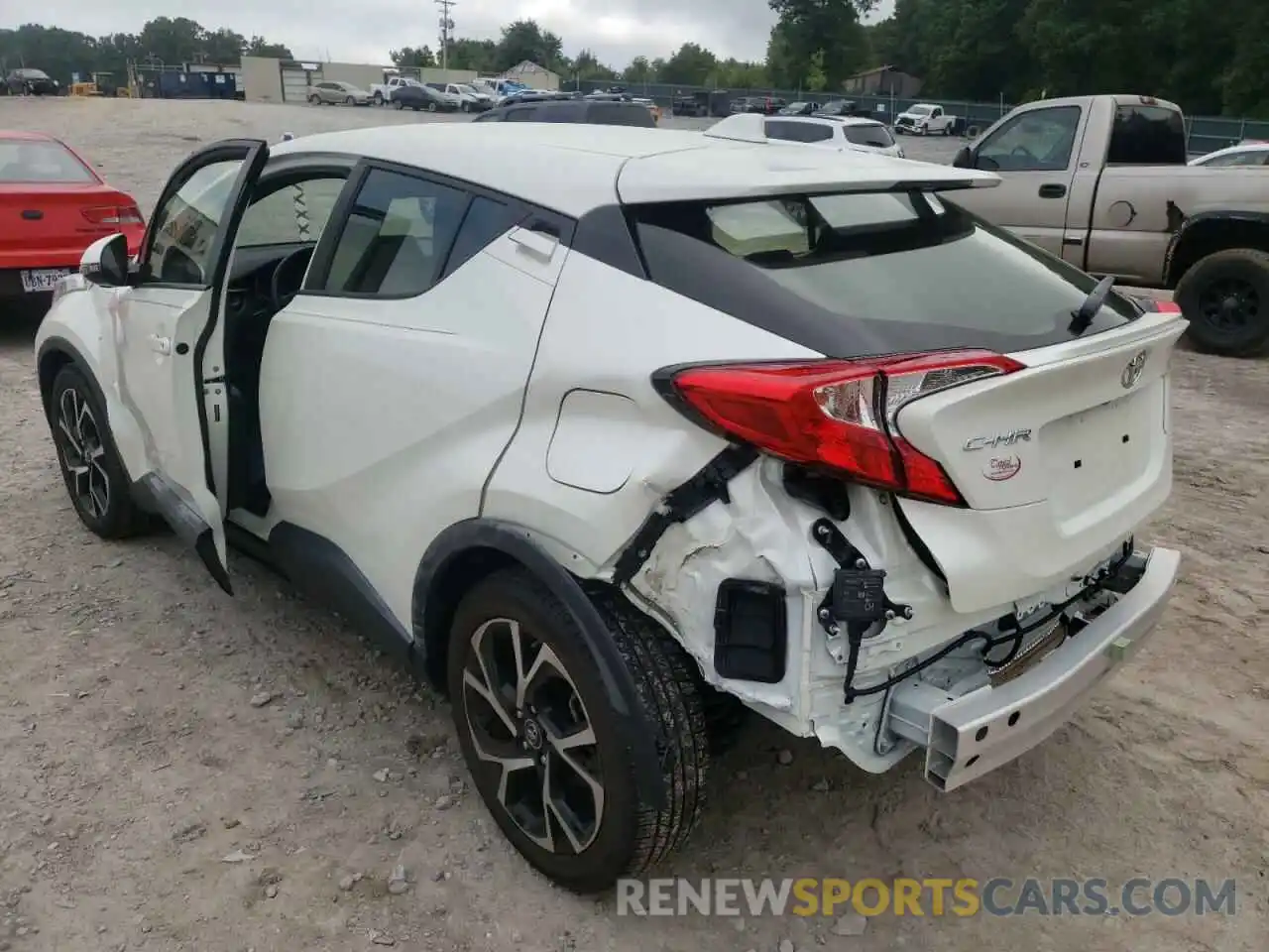 3 Photograph of a damaged car JTNKHMBX3K1061564 TOYOTA C-HR 2019