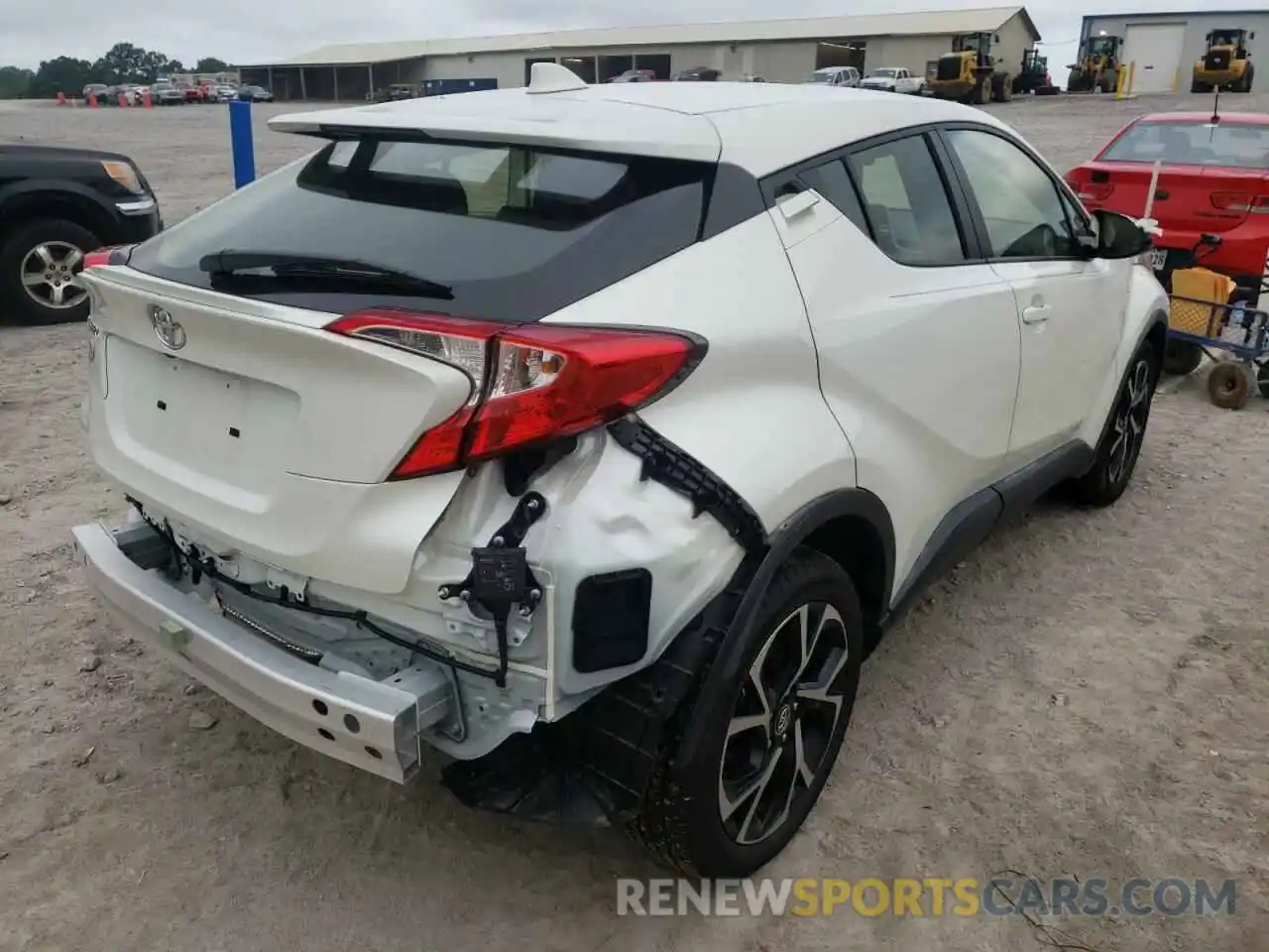 4 Photograph of a damaged car JTNKHMBX3K1061564 TOYOTA C-HR 2019