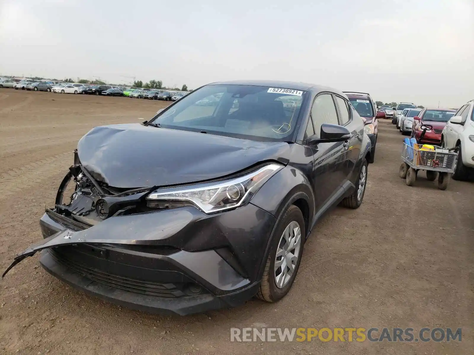 2 Фотография поврежденного автомобиля JTNKHMBX3K1061595 TOYOTA C-HR 2019