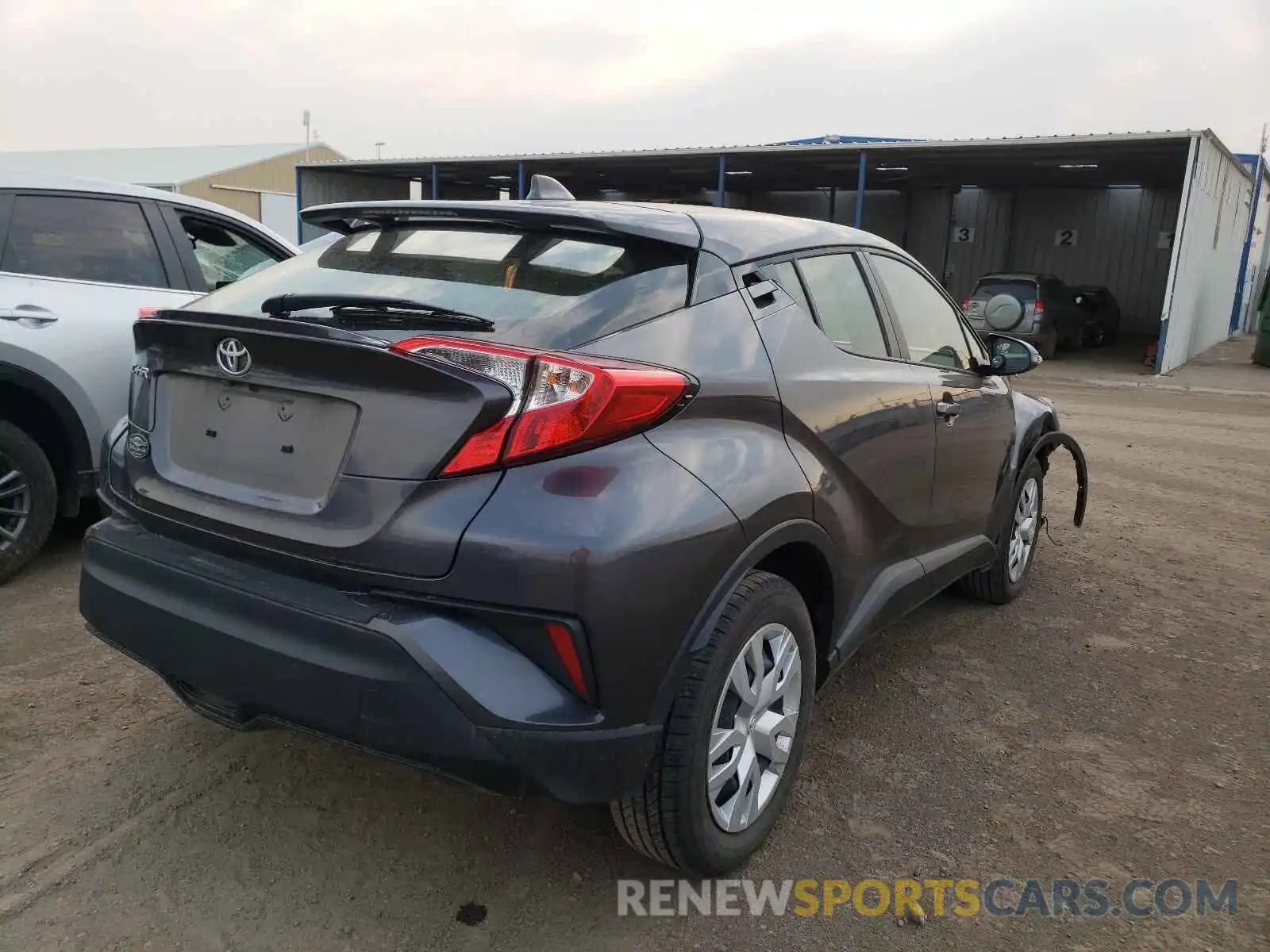 4 Photograph of a damaged car JTNKHMBX3K1061595 TOYOTA C-HR 2019