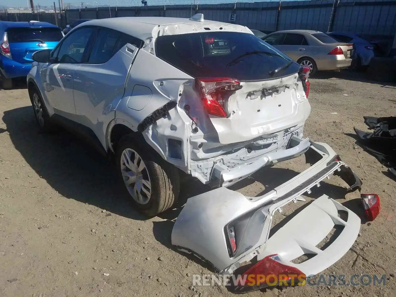 3 Photograph of a damaged car JTNKHMBX3K1062259 TOYOTA C-HR 2019