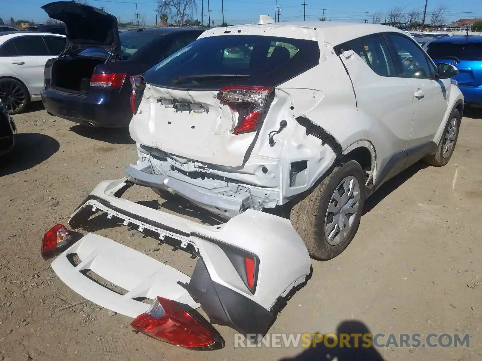 4 Photograph of a damaged car JTNKHMBX3K1062259 TOYOTA C-HR 2019