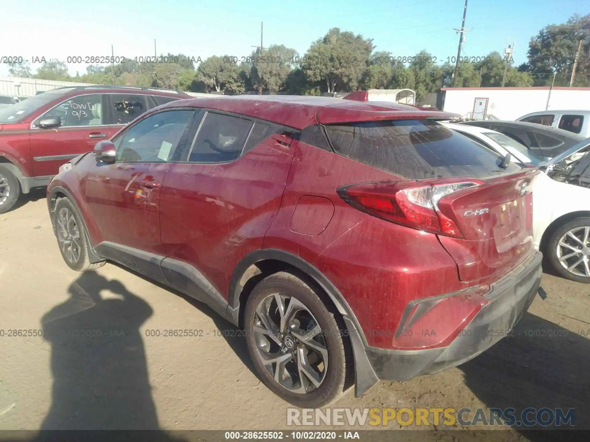 3 Photograph of a damaged car JTNKHMBX3K1062486 TOYOTA C-HR 2019