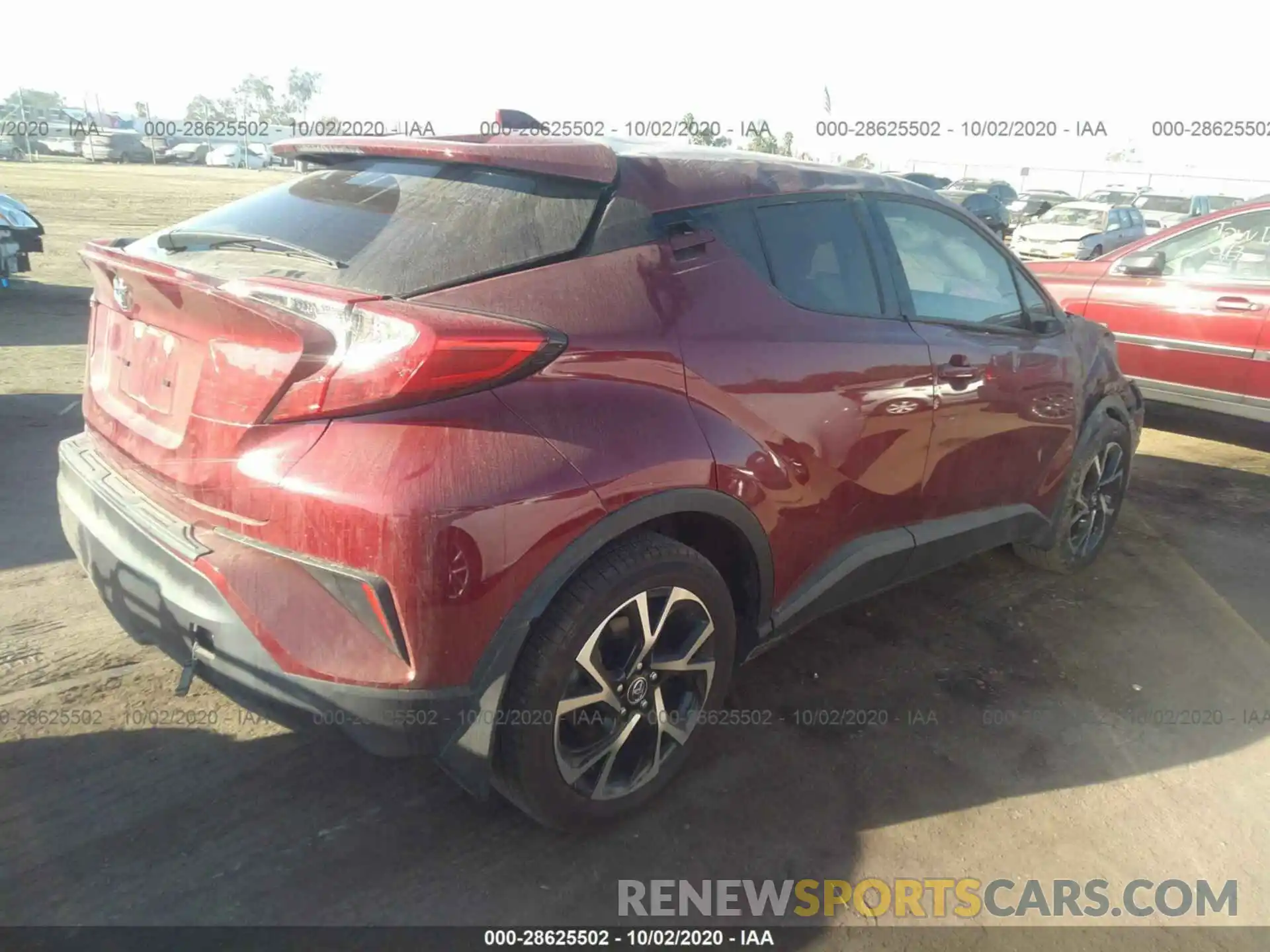 4 Photograph of a damaged car JTNKHMBX3K1062486 TOYOTA C-HR 2019