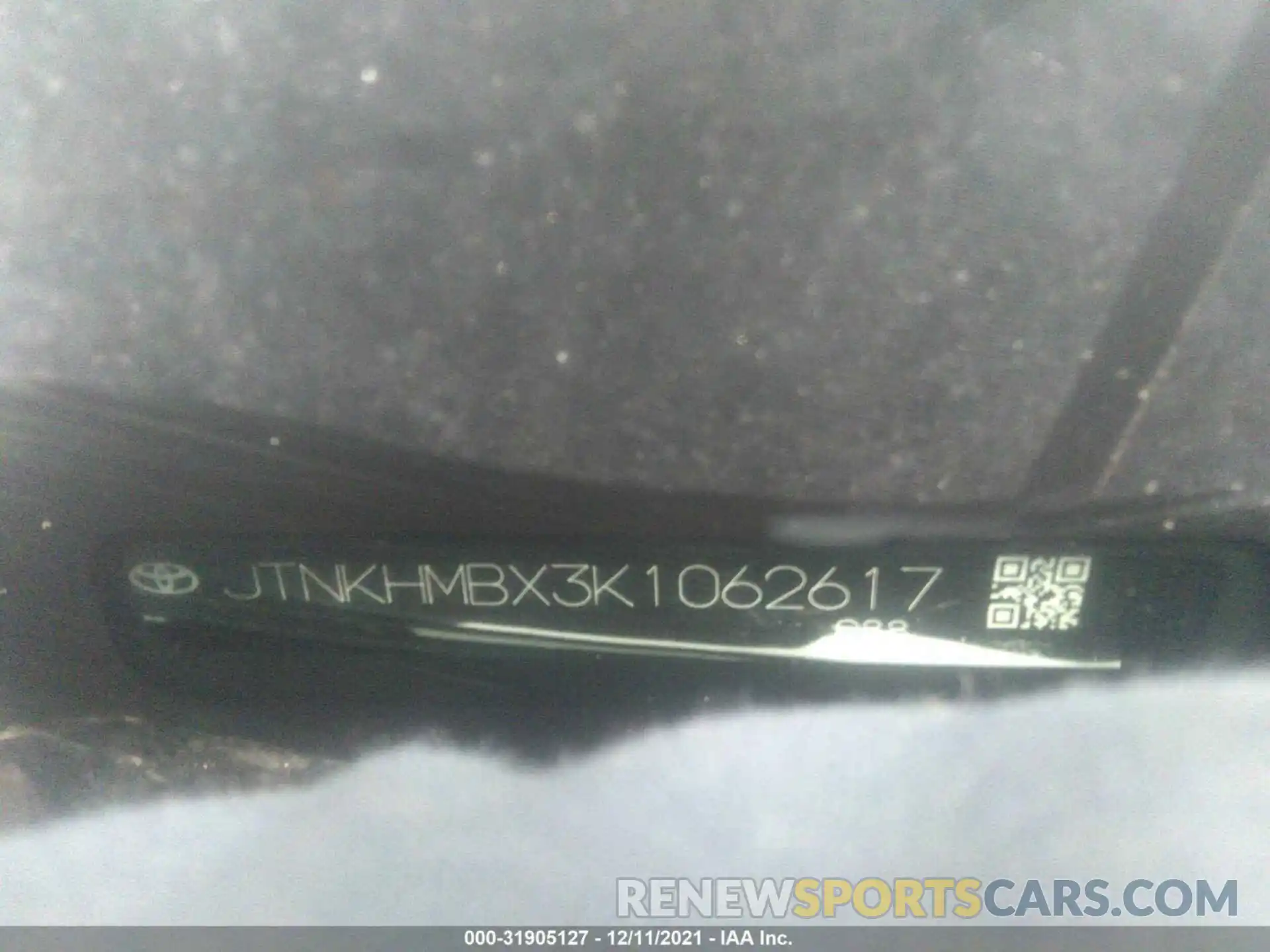 9 Photograph of a damaged car JTNKHMBX3K1062617 TOYOTA C-HR 2019