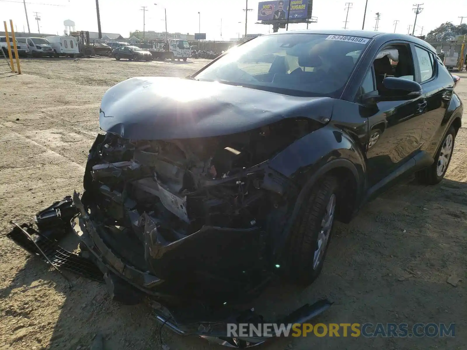 2 Photograph of a damaged car JTNKHMBX4K1012664 TOYOTA C-HR 2019