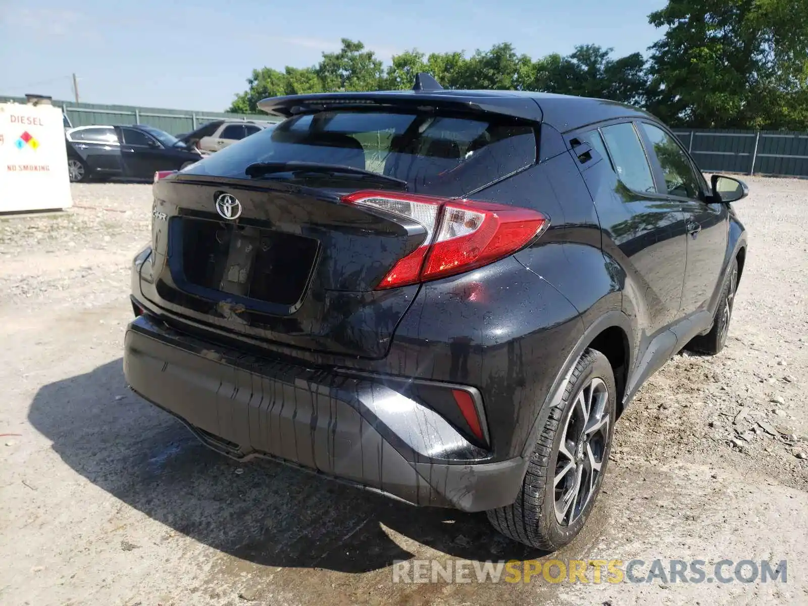 4 Photograph of a damaged car JTNKHMBX4K1012695 TOYOTA C-HR 2019