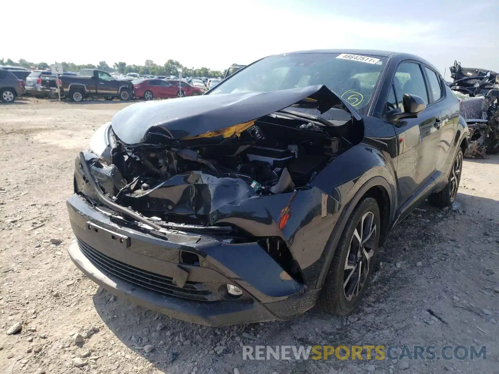 9 Photograph of a damaged car JTNKHMBX4K1012695 TOYOTA C-HR 2019