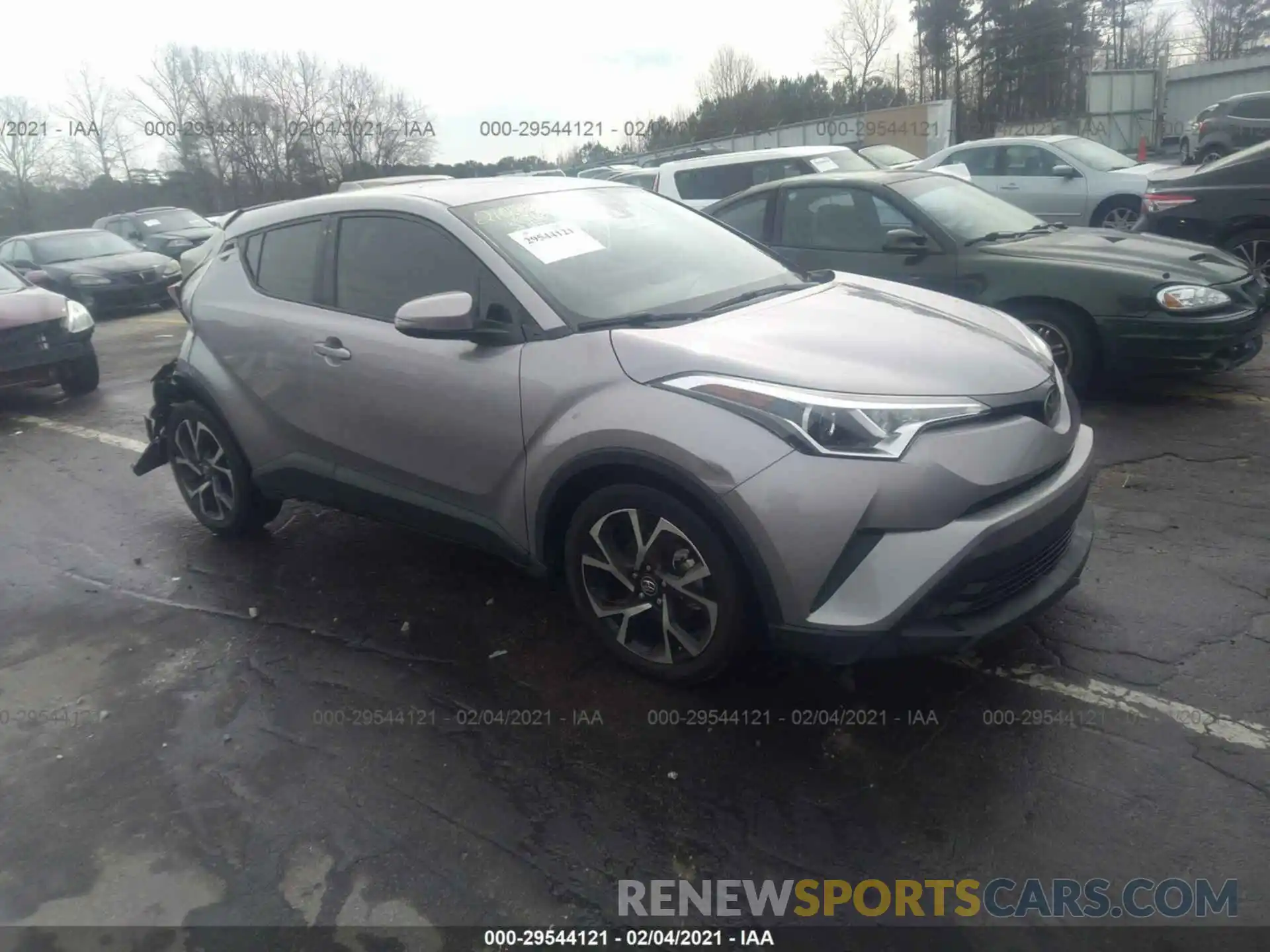 1 Photograph of a damaged car JTNKHMBX4K1012843 TOYOTA C-HR 2019