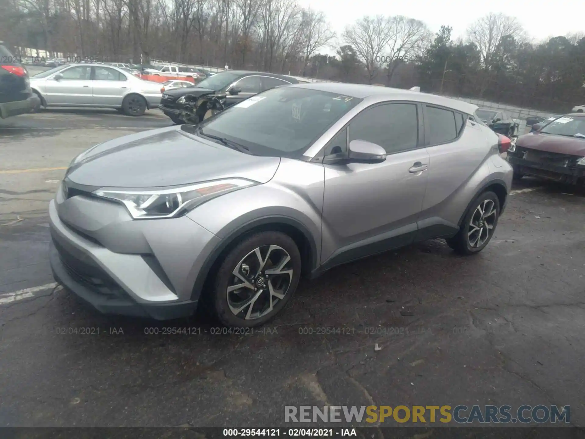 2 Photograph of a damaged car JTNKHMBX4K1012843 TOYOTA C-HR 2019