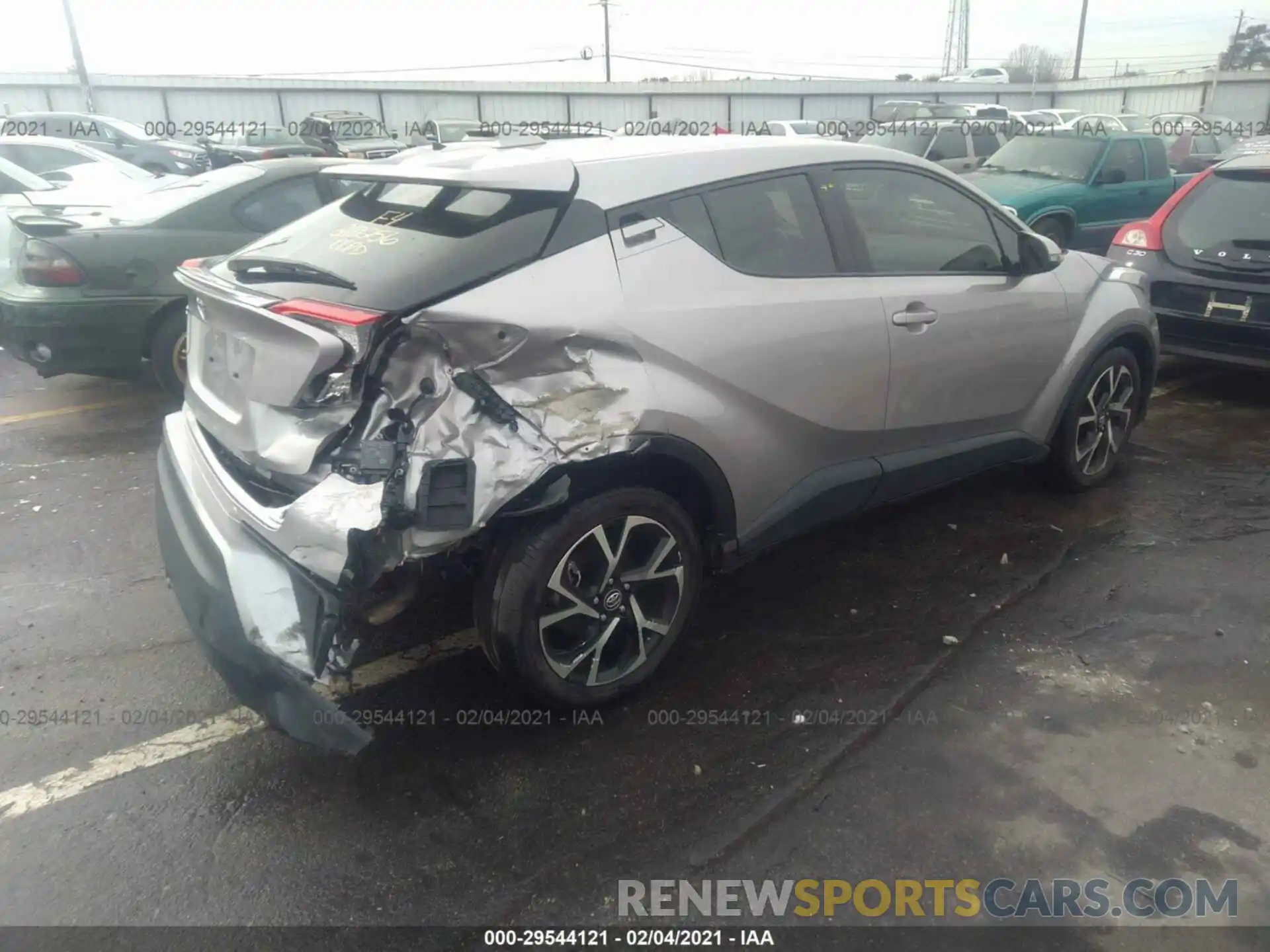 4 Photograph of a damaged car JTNKHMBX4K1012843 TOYOTA C-HR 2019