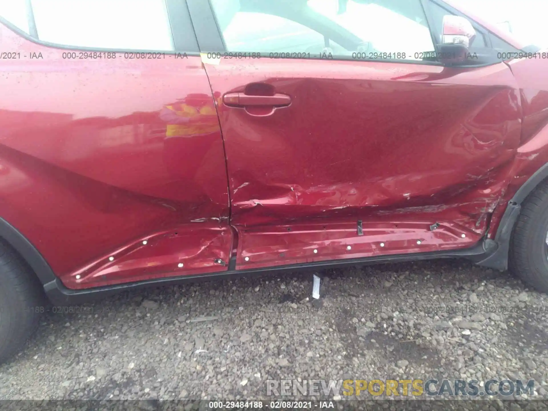 6 Photograph of a damaged car JTNKHMBX4K1013605 TOYOTA C-HR 2019