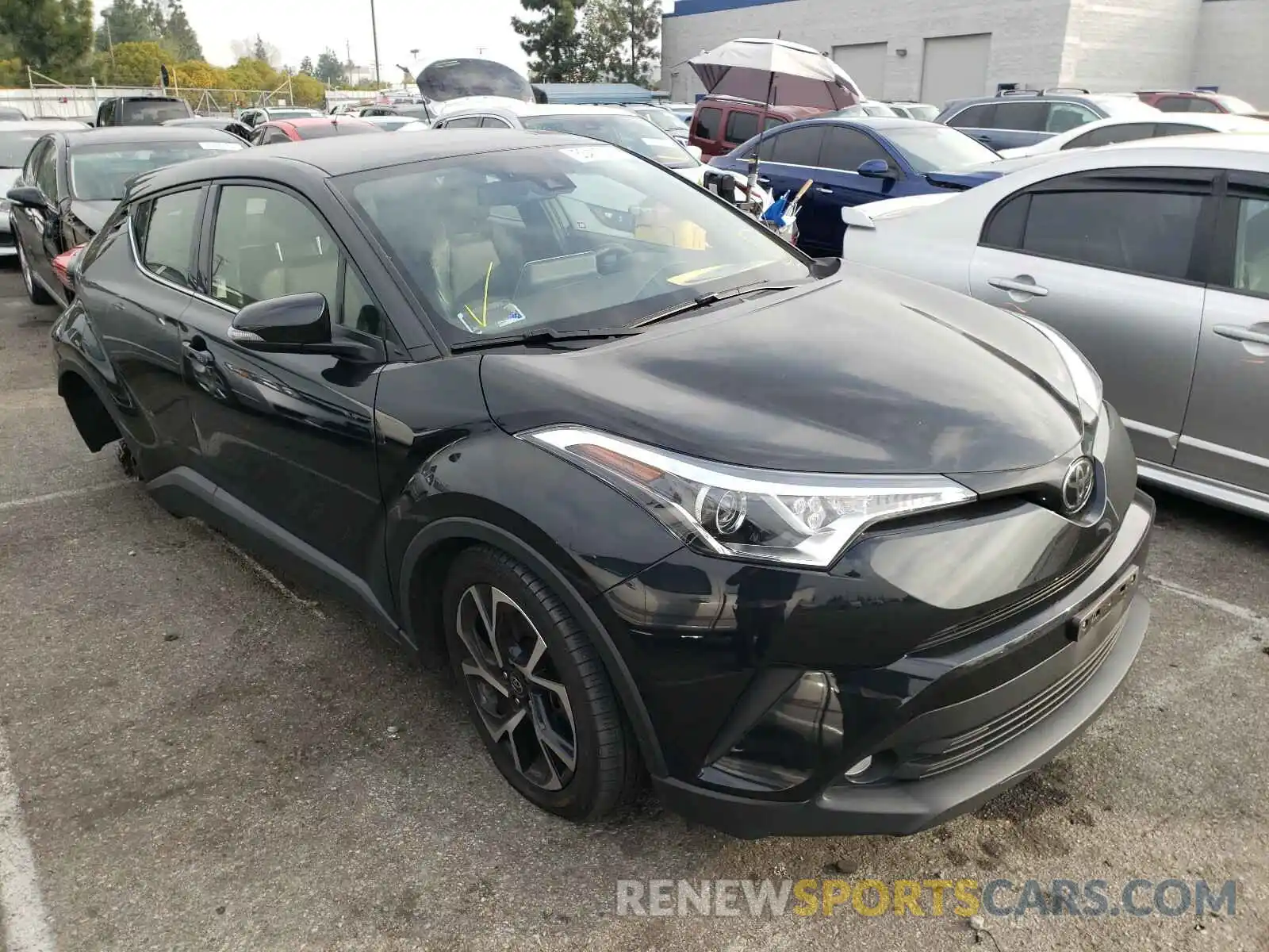 1 Photograph of a damaged car JTNKHMBX4K1014740 TOYOTA C-HR 2019