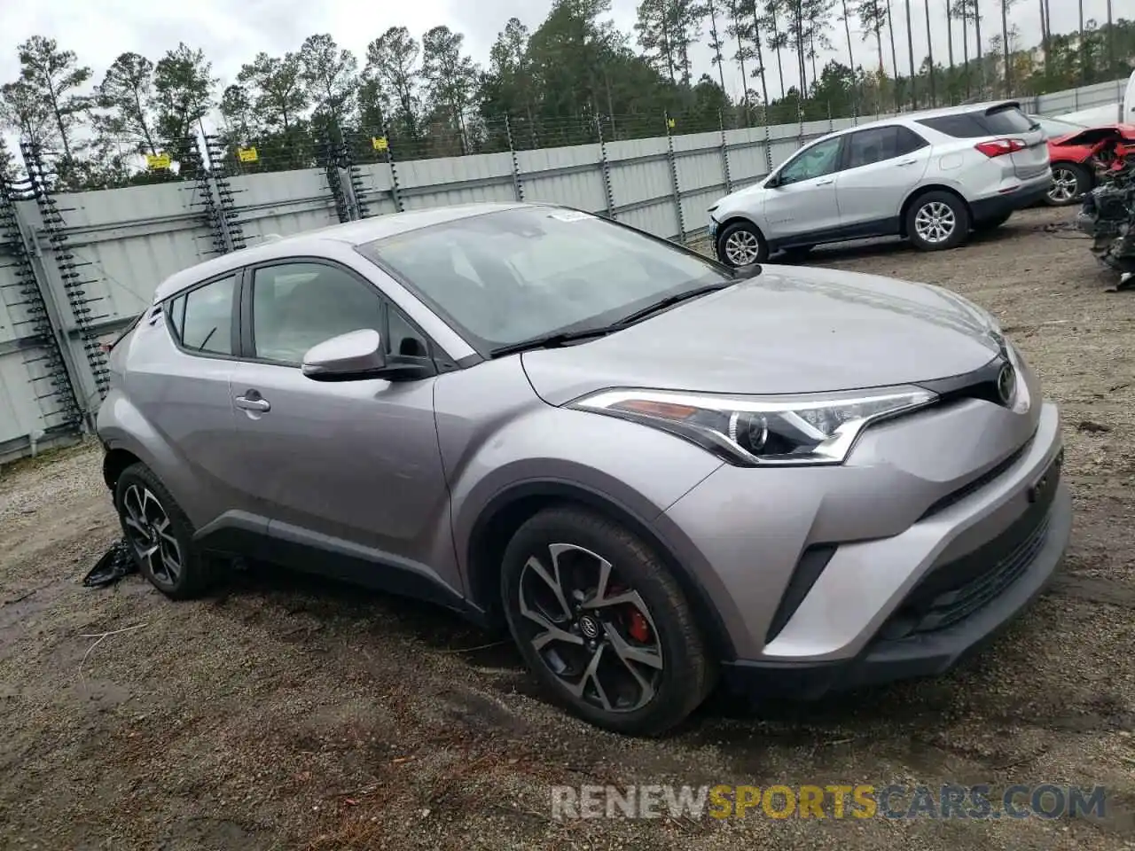 1 Photograph of a damaged car JTNKHMBX4K1015435 TOYOTA C-HR 2019