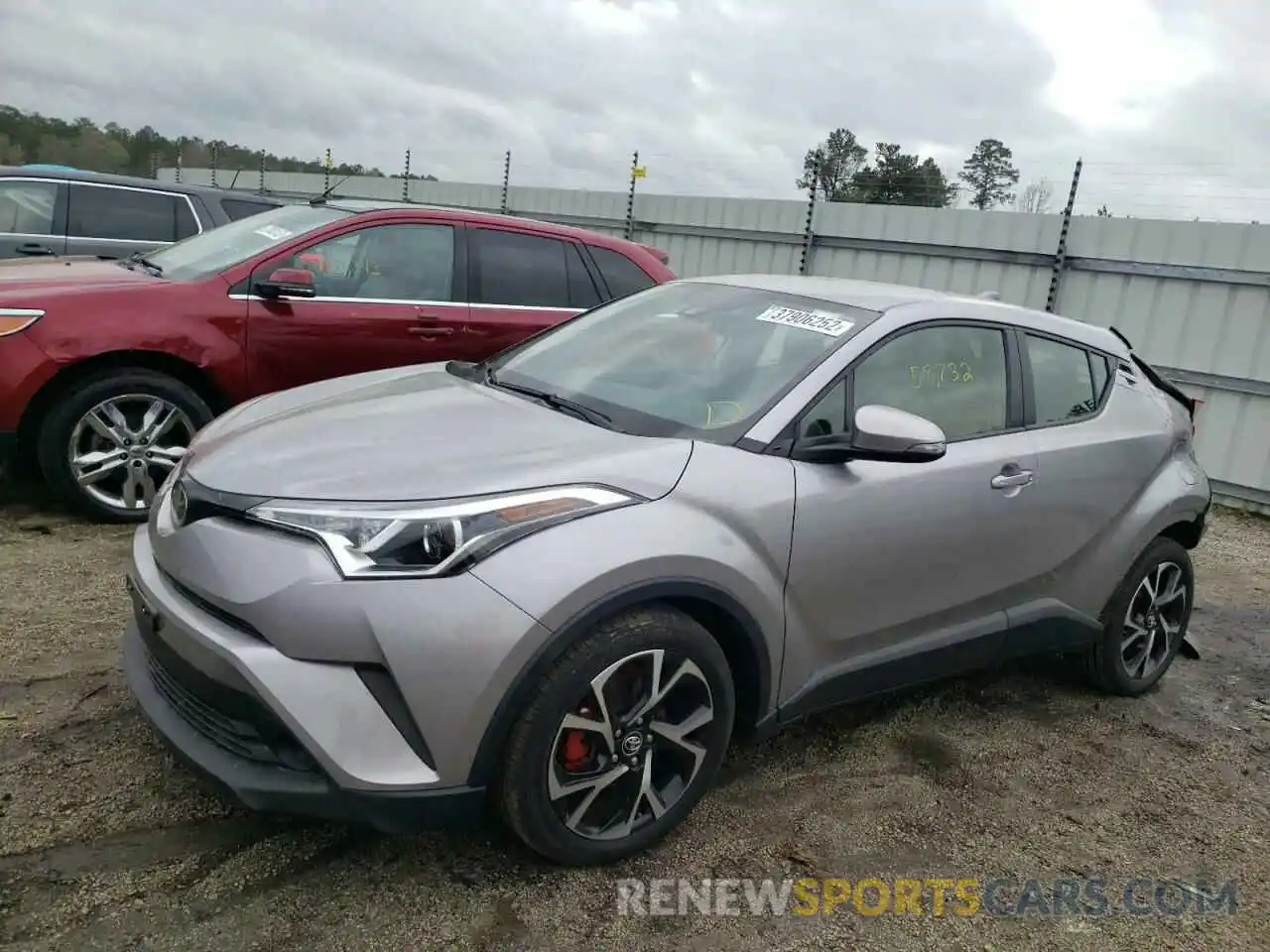 2 Photograph of a damaged car JTNKHMBX4K1015435 TOYOTA C-HR 2019