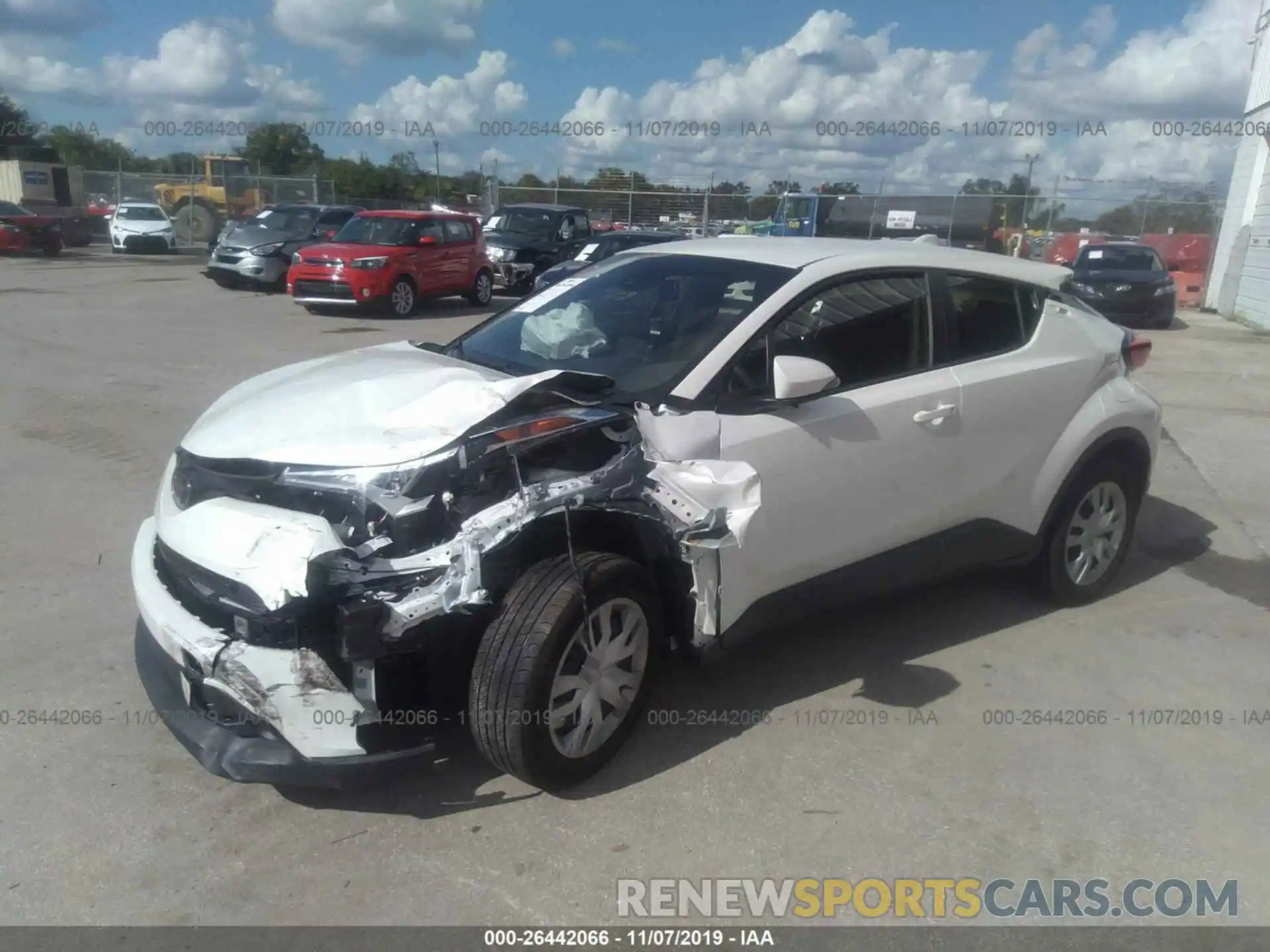 2 Photograph of a damaged car JTNKHMBX4K1015869 TOYOTA C-HR 2019