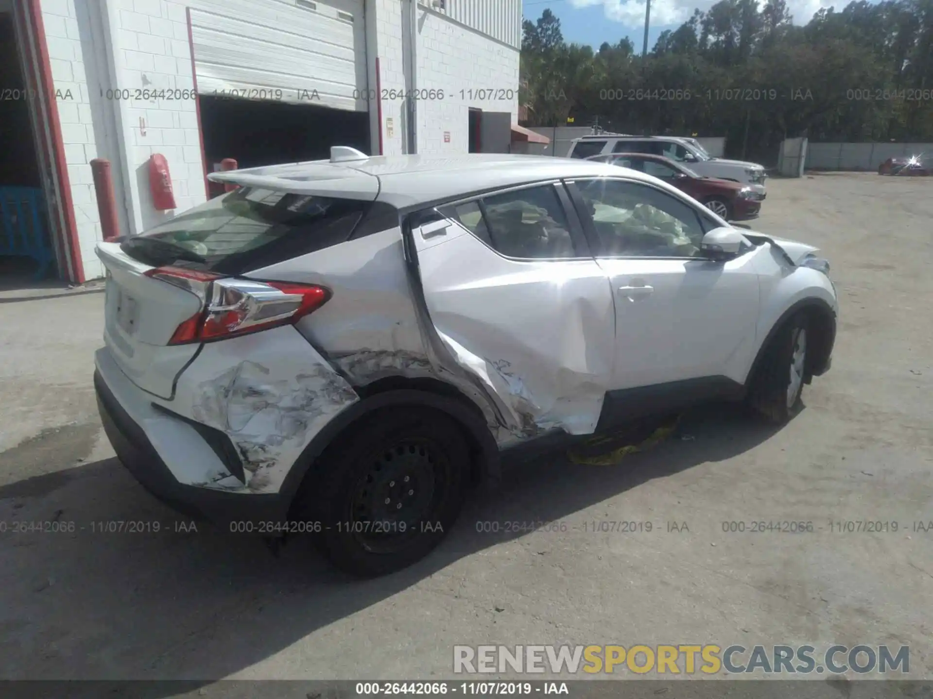 4 Photograph of a damaged car JTNKHMBX4K1015869 TOYOTA C-HR 2019