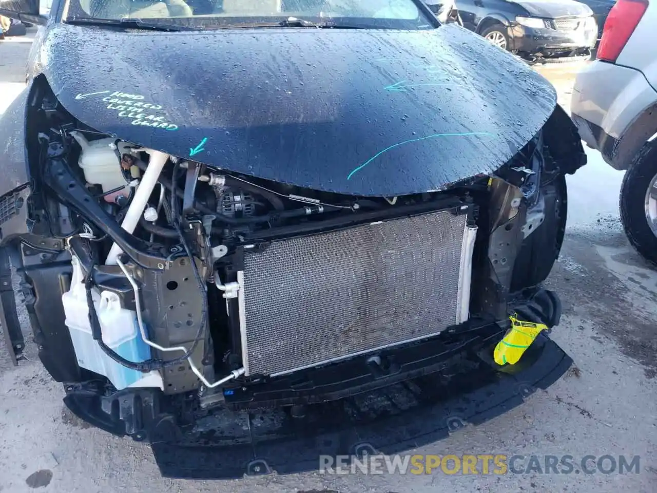 9 Photograph of a damaged car JTNKHMBX4K1016052 TOYOTA C-HR 2019