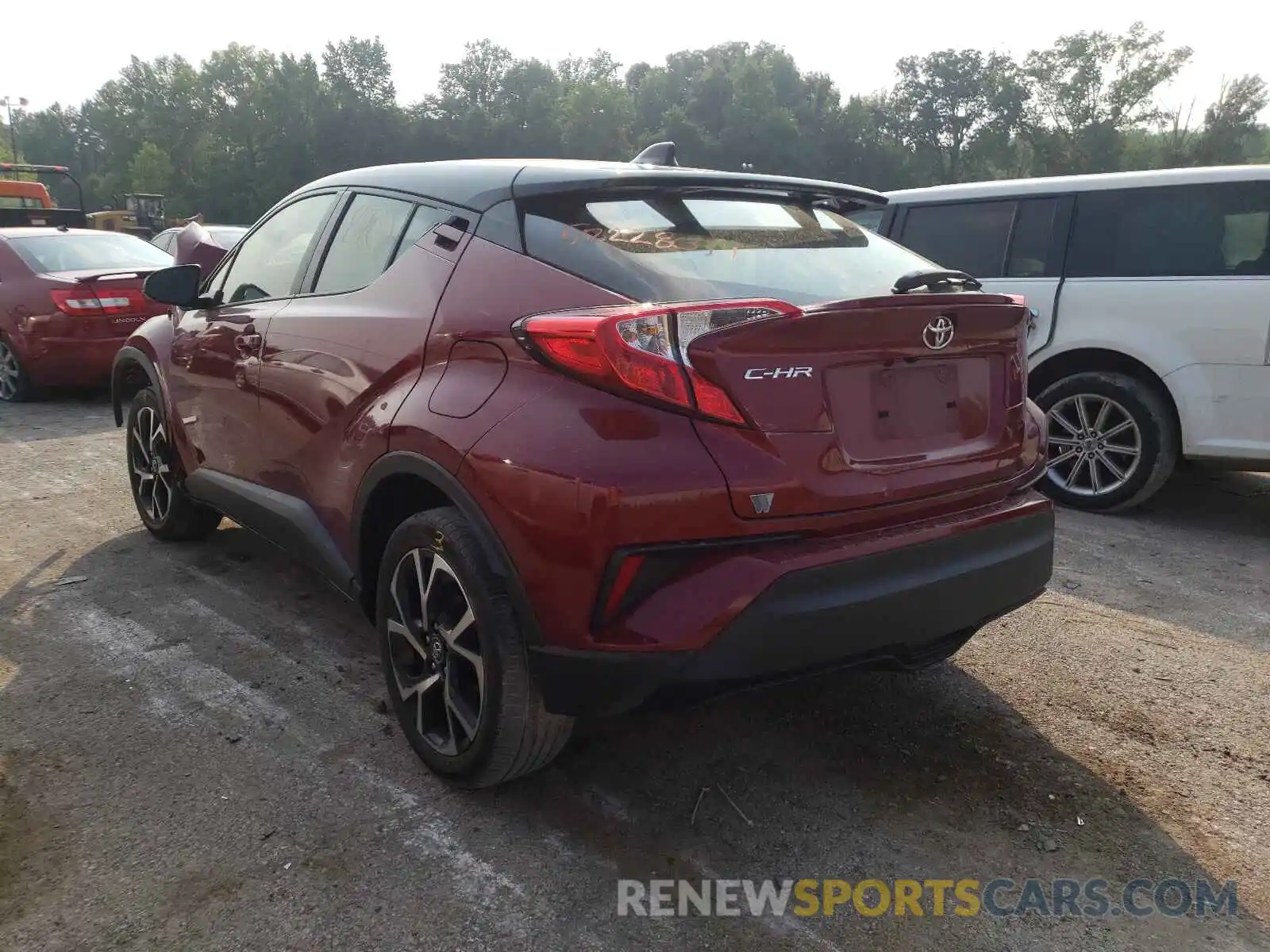 3 Photograph of a damaged car JTNKHMBX4K1017914 TOYOTA C-HR 2019