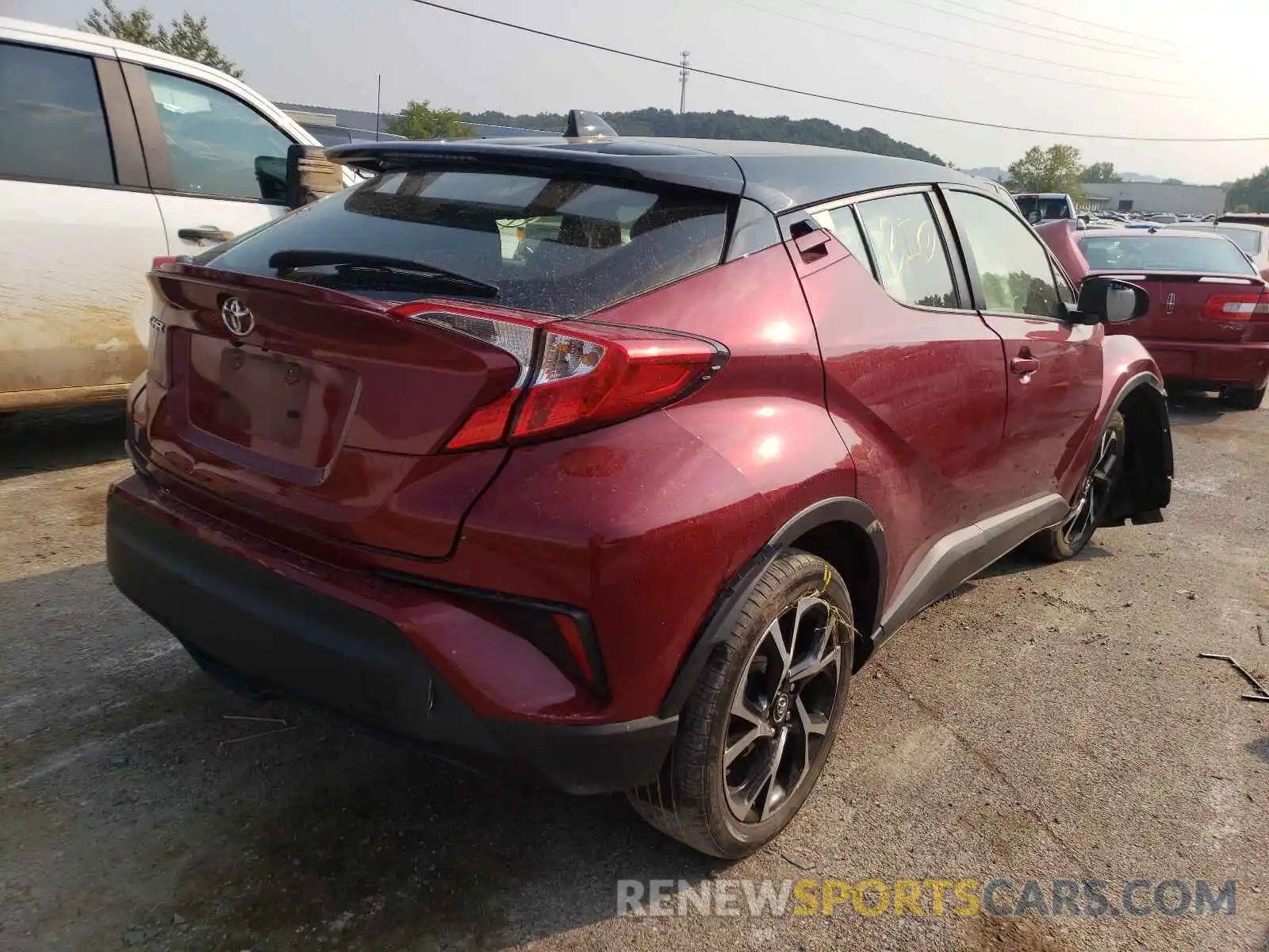 4 Photograph of a damaged car JTNKHMBX4K1017914 TOYOTA C-HR 2019