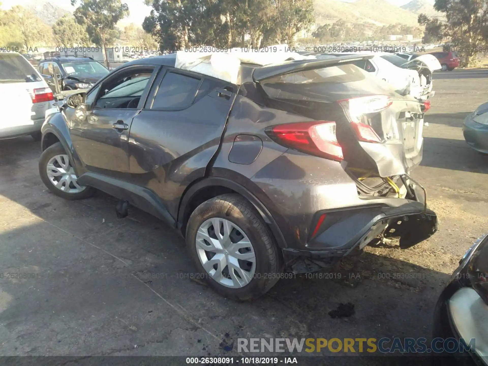 3 Photograph of a damaged car JTNKHMBX4K1018870 TOYOTA C-HR 2019