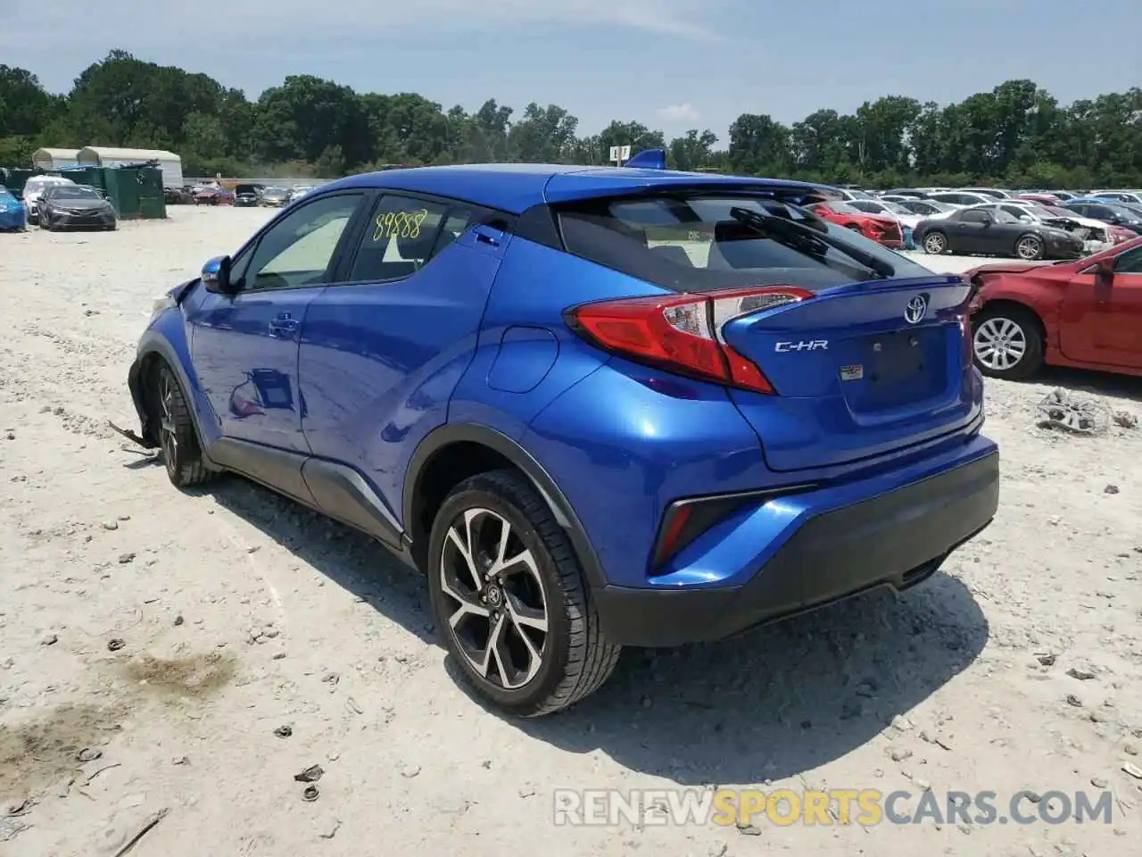 3 Photograph of a damaged car JTNKHMBX4K1019372 TOYOTA C-HR 2019