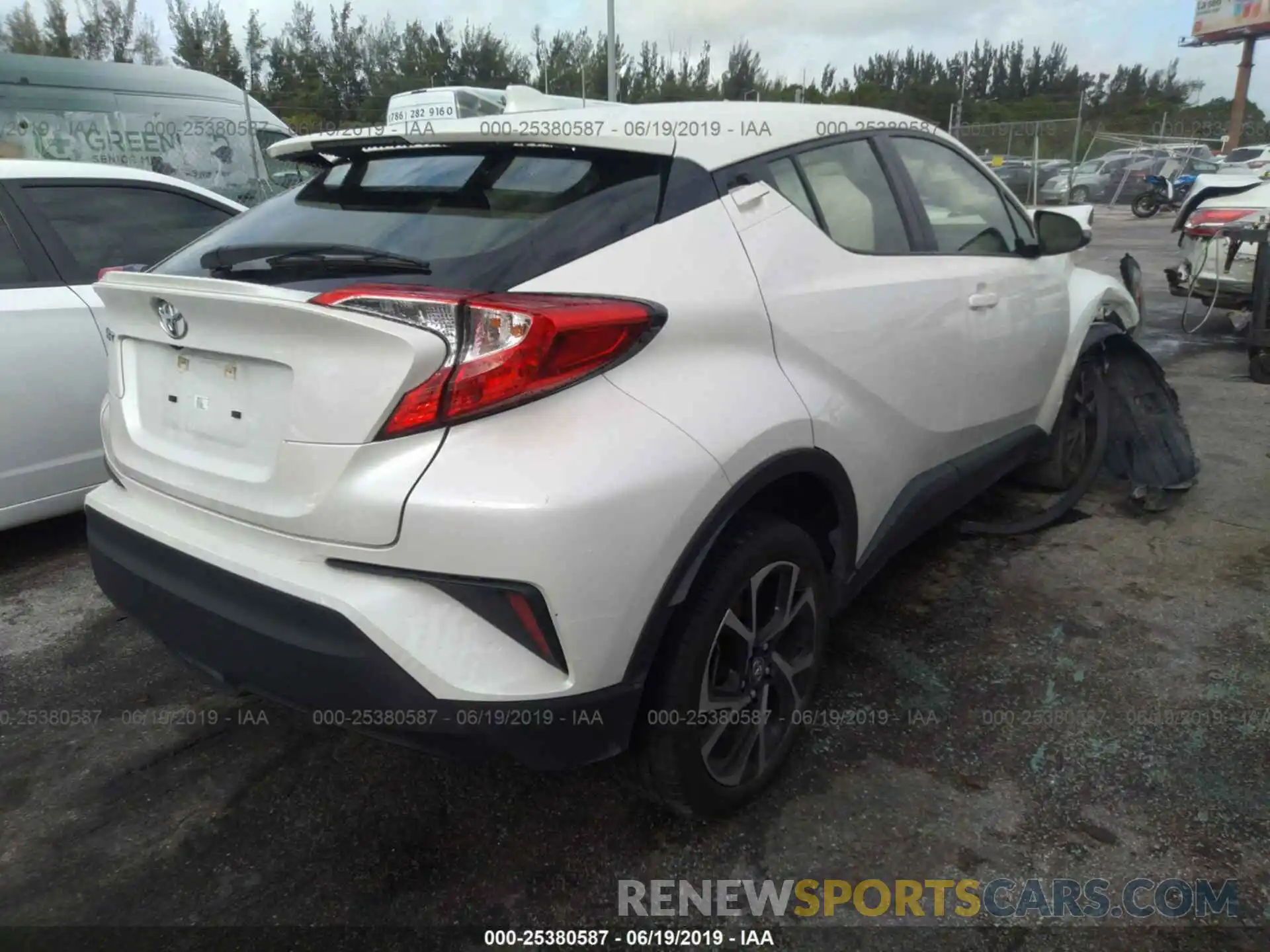 4 Photograph of a damaged car JTNKHMBX4K1020151 TOYOTA C-HR 2019