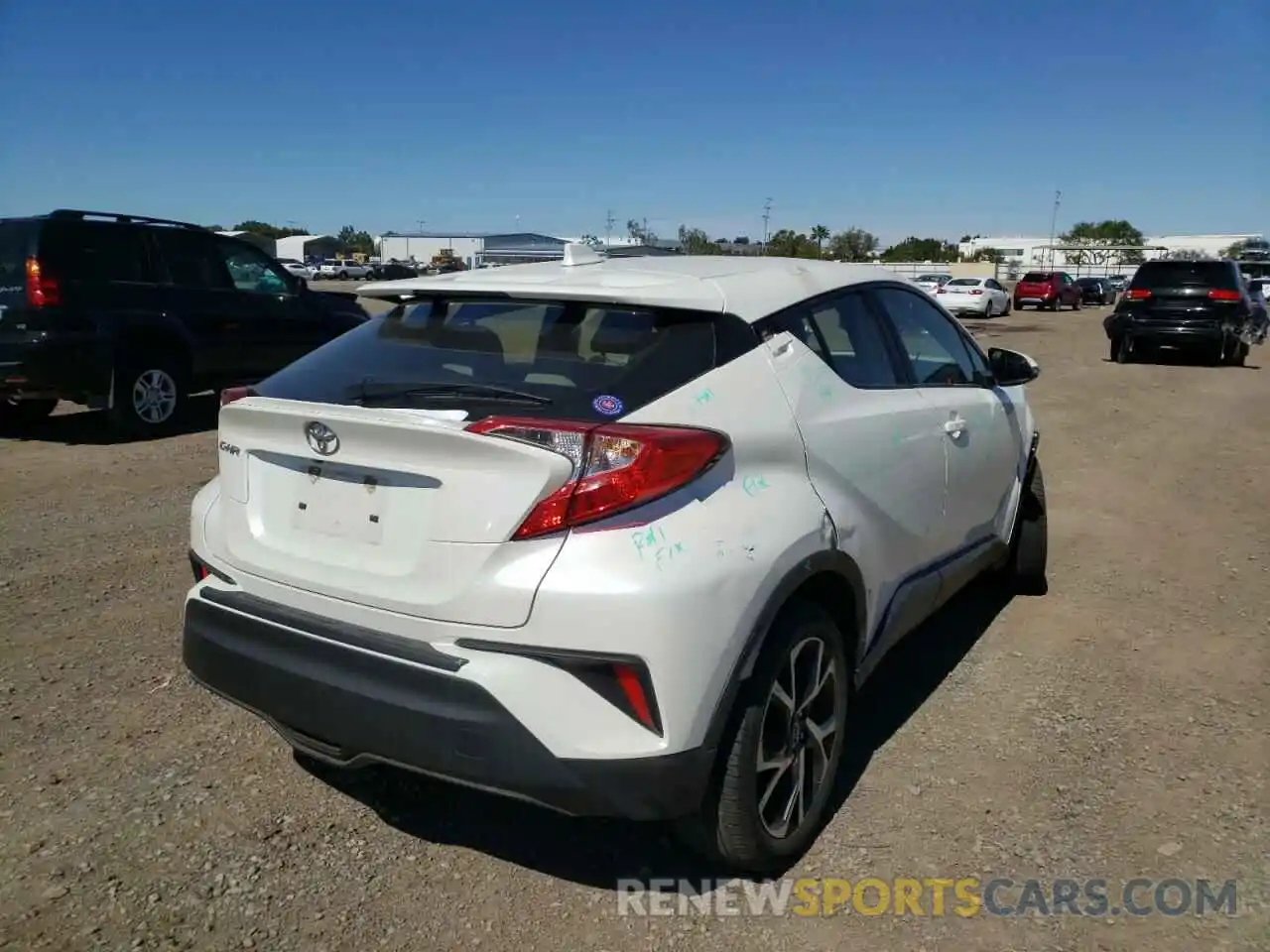 4 Photograph of a damaged car JTNKHMBX4K1020196 TOYOTA C-HR 2019