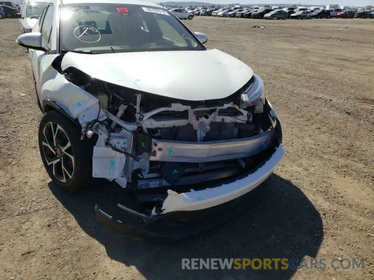 9 Photograph of a damaged car JTNKHMBX4K1020196 TOYOTA C-HR 2019