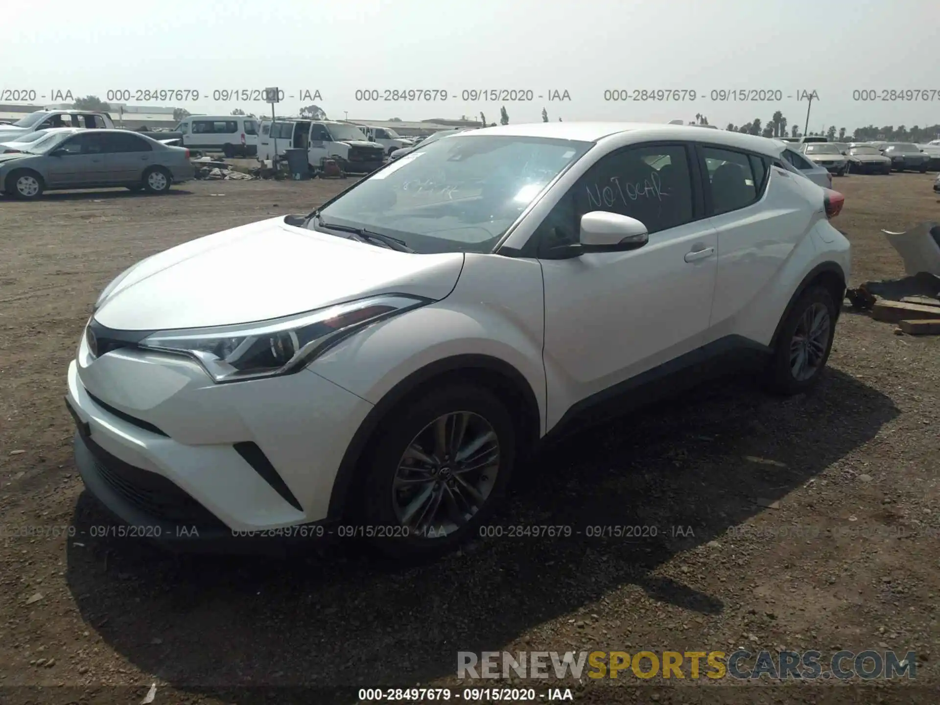 2 Photograph of a damaged car JTNKHMBX4K1020523 TOYOTA C-HR 2019