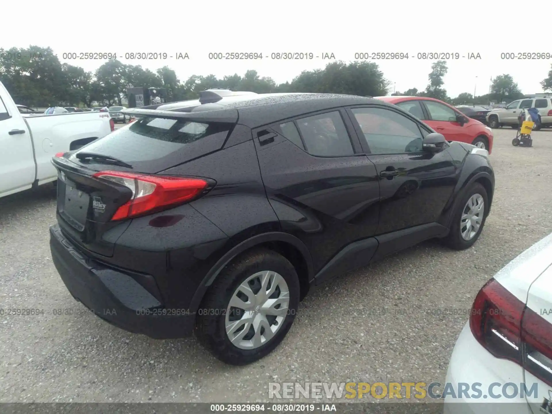 4 Photograph of a damaged car JTNKHMBX4K1020814 TOYOTA C-HR 2019